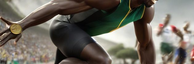 La parabola di Usain Bolt: la scienza dietro i 9 secondi e 58