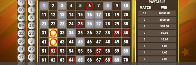 Keno: strategie per un gioco basato sulla pura fortuna